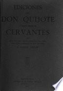 Ediciones del Don Quijote y demás obras de Cervantes