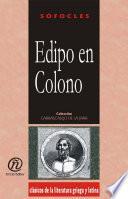 Libro Edipo en Colono