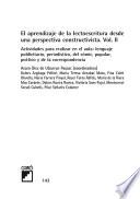 Libro El aprendizaje de la lectoescritura desde una perspectiva constructivista. Vol. II
