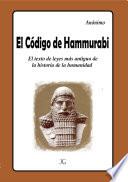 Libro El Código de Hammurabi