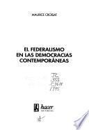 El federalismo en las democracias contemporáneas
