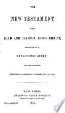 El Nuevo Testamento ... Version ... revisada ... por la Sociedad Americana de la Biblia ... Edicion esteriotipica. (The New Testament, etc.) Span. & Eng