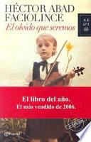 Libro El olvido que seremos