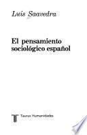 El pensamiento sociológico español