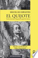 Libro El Quijote. Versión abreviada y adaptada al español de América