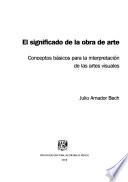 Libro El significado de la obra de arte