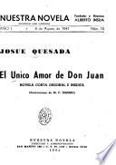 El unico amor de Don Juan
