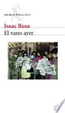 Libro El vano ayer