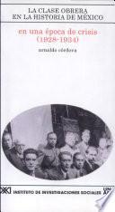 Libro En una época de crisis (1928-1934)
