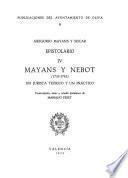 Epistolario: Mayáns y Nebot (1735-1742)