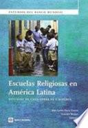 Libro Escuelas Religiosas en América Latina
