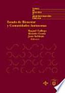Libro Estado de bienestar y comunidades autónomas