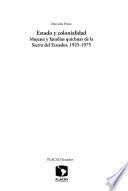 Libro Estado y colonialidad