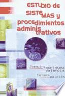 Libro Estudio de sistemas y procedimientos administrativos