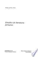 Estudios de literatura peruana