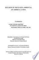 Libro Estudios de psicología ambiental en América Latina
