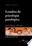 Libro Estudios de psicología patológica