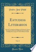 Libro Estudios Literarios, Vol. 2