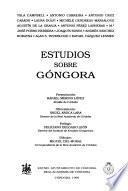 Estudios sobre Góngora