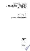 Libro Estudios sobre la revolución burguesa en España