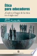 Libro Ética para educadores