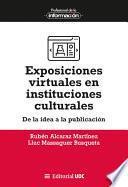 Libro Exposiciones virtuales en instituciones culturales