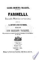 Farinelli, zaruzela historica en 3 actos, musica de Mariano Vazquez