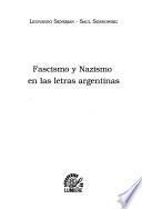 Fascismo y nazismo en las letras argentinas