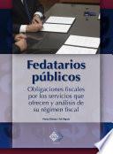 Libro Fedatarios públicos