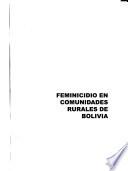 Feminicidio en comunidades rurales de Bolivia
