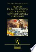 Libro Francia en la educación de la España contemporánea (1808-2008)