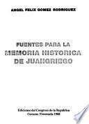 Fuentes para la memoria histórica de Juangriego