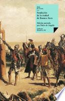 Libro Fundación de la ciudad de Buenos Aires