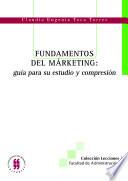 Libro Fundamentos del márketing: guía apra su estudio y comprensión