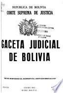 Gaceta judicial de Bolivia
