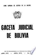Gaceta judicial de Bolivia