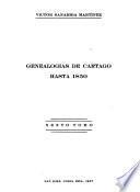 Genealogiás de Cartago hasta 1850