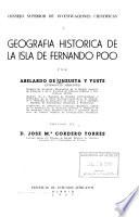 Geografía histórica de la Isla de Fernando Poo