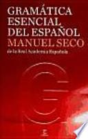 Libro Gramática esencial del español