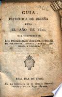 Guia patriótica de España para el año de 1811