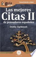 Libro GuíaBurros Las mejores Citas II: de pensadores españoles