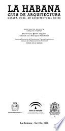 Libro Havana, Cuba, an architectural guide