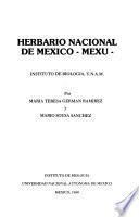 Herbario Nacional de Mexico--MEXU--Instituto de Biología, U.N.A.M.