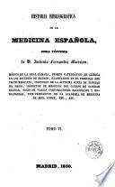 Historia bibliográfica de la medicina española, 6
