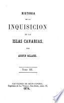 Historia de la inquisicion en las islas Canaris