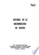 Libro Historia de la microbiología en Bolivia