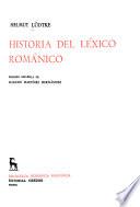 Historia del léxico románico