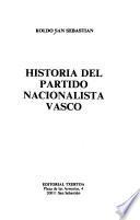 Historia del Partido Nacionalista Vasco