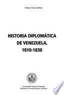 Historia diplomática de Venezuela: 1810-1830