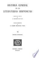 Historia general de las literaturas hispánicas